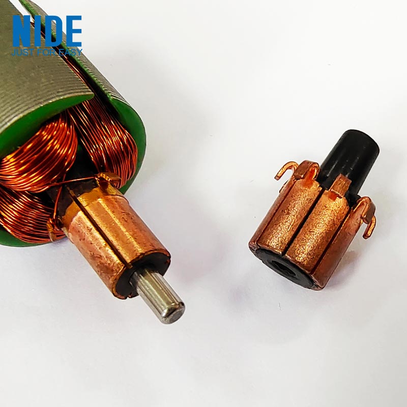 Mini Bor Motor Motor Commutator Kanggo Power Tools